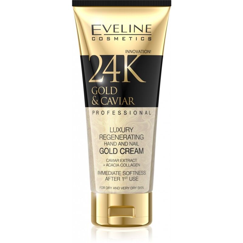 Eveline 24K Gold & Caviar Luxury Regenerating Hand & Nail Cream 100 ml Håndkrem