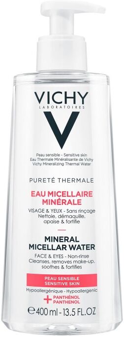 Vichy Pureté Thermale Mineral Micellar Water Sensitive Skin 400 ml Ansiktsrens