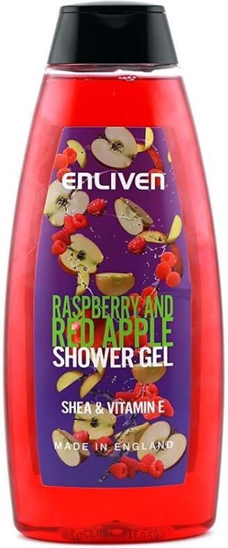 Enliven Fruit Shower Gel Raspberry & Apple 400 ml Dusjsåpe