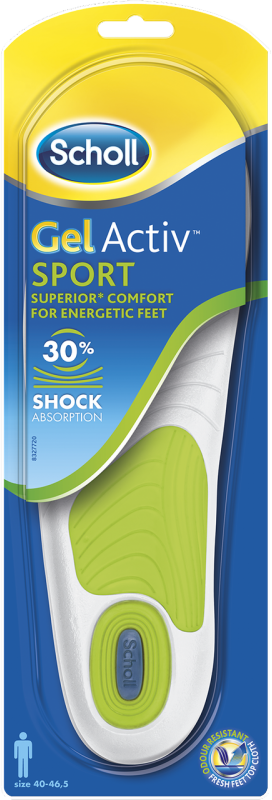 Scholl GelActiv Insoles Sport Men 1 par Skopleie