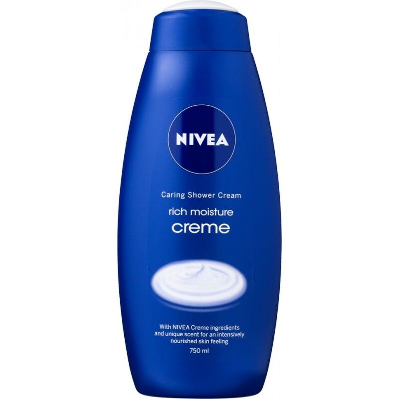 Nivea Rich Moisture Creme Shower Gel 750 ml Dusjsåpe