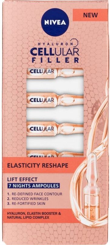 Nivea Hyaluron Cellular Filler Elasticity Reshape Ampoules 7 x 1,2 ml Anti-aging