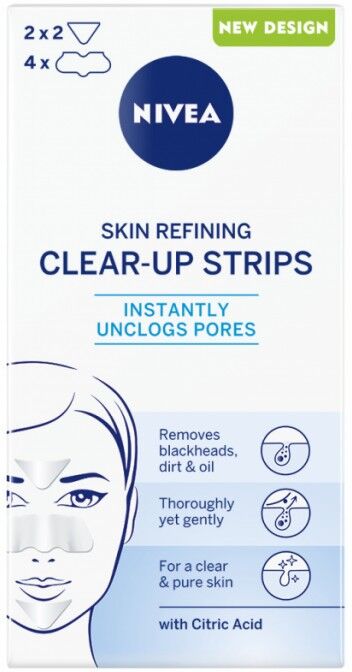 Nivea Skin Refining Clear Up Strips 6 pcs Ansiktsmaske