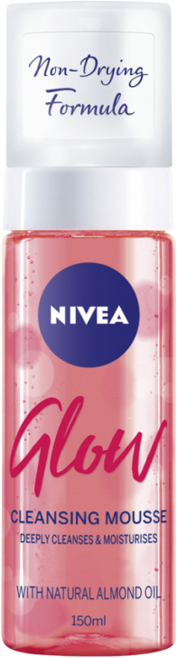 Nivea Glow Cleansing Mousse 150 ml Renseskum