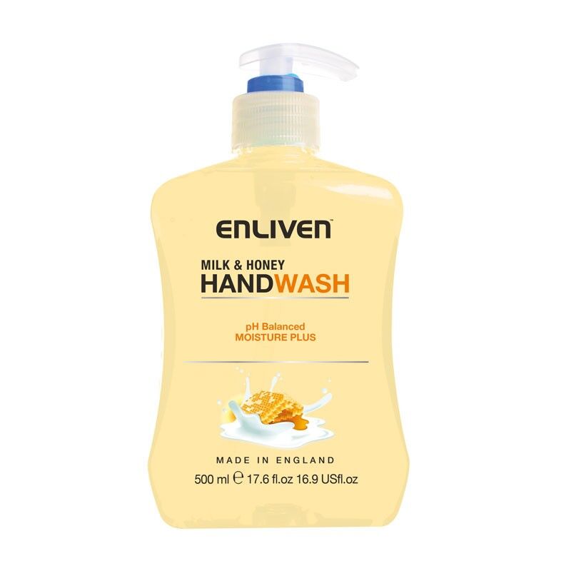 Enliven Anti-Bacterial Hand Wash Milk & Honey 500 ml Håndsåpe