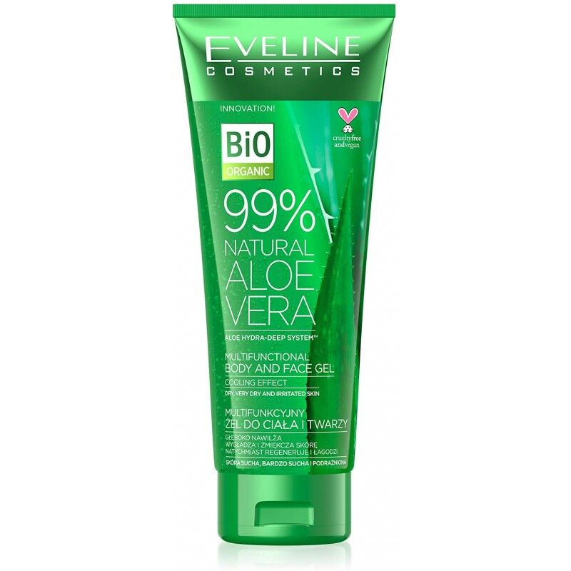 Eveline 99% Natural Aloe Vera Body & Face Gel 100 ml Ansiktsgel