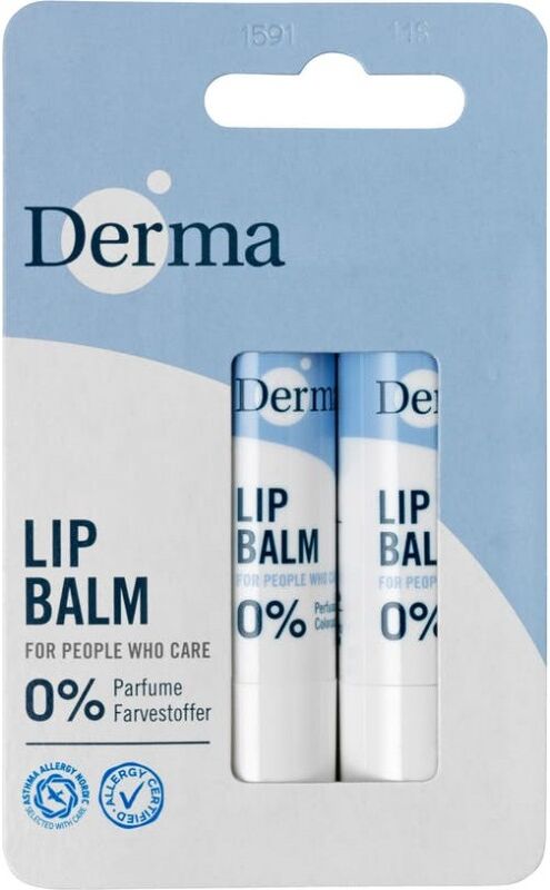 Derma Lip Balm 2 x 4,8 g Lipbalm