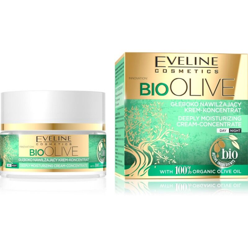 Eveline Bio Olive Deeply Moisturizing Cream Concentrate 50 ml Ansiktskrem