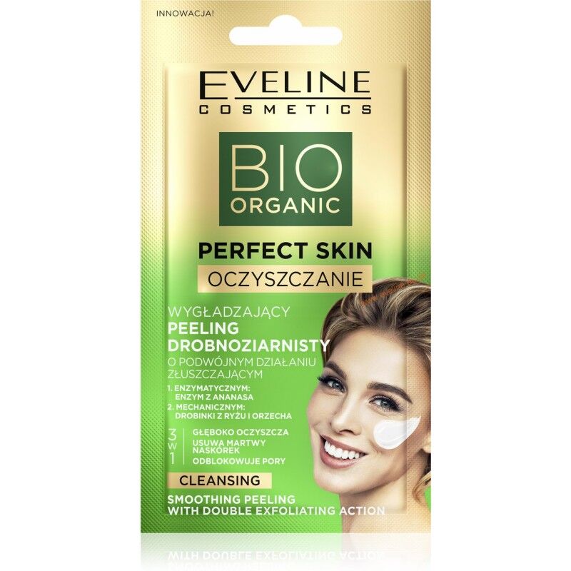 Eveline Perfect Skin Cleansing Smoothing Peeling With Double Exfoliating Action 8 ml Ansiktsmaske