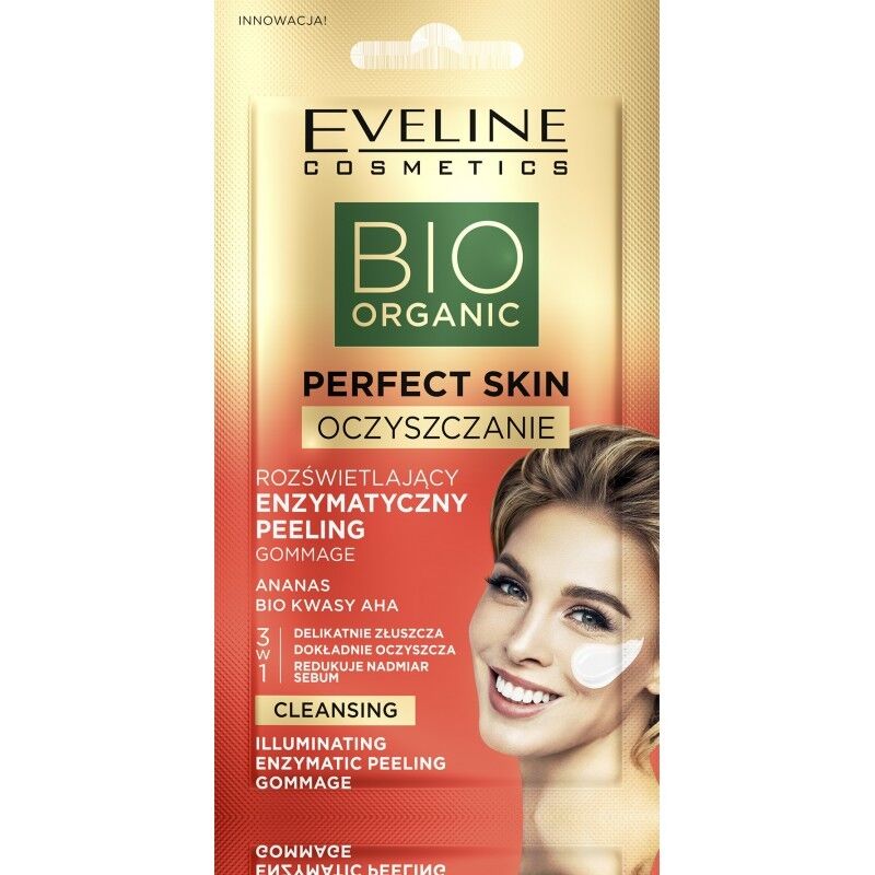 Eveline Perfect Skin Cleansing Illuminating Enzymatic Peeling Gommage 8 ml Ansiktsmaske
