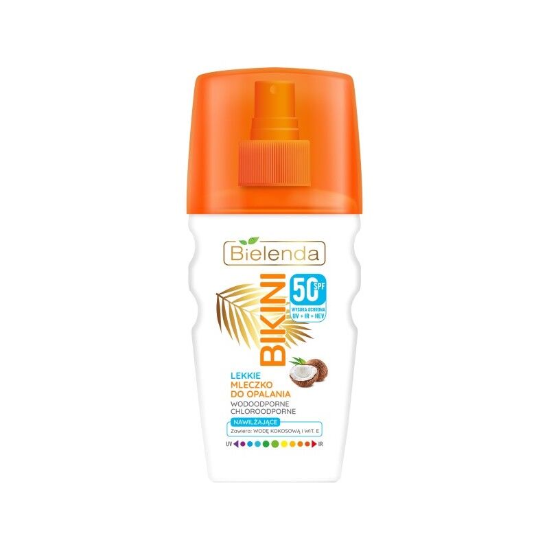 Bielenda Bikini Light Coconut Suntan Milk Spray SPF50 150 ml Solkrem