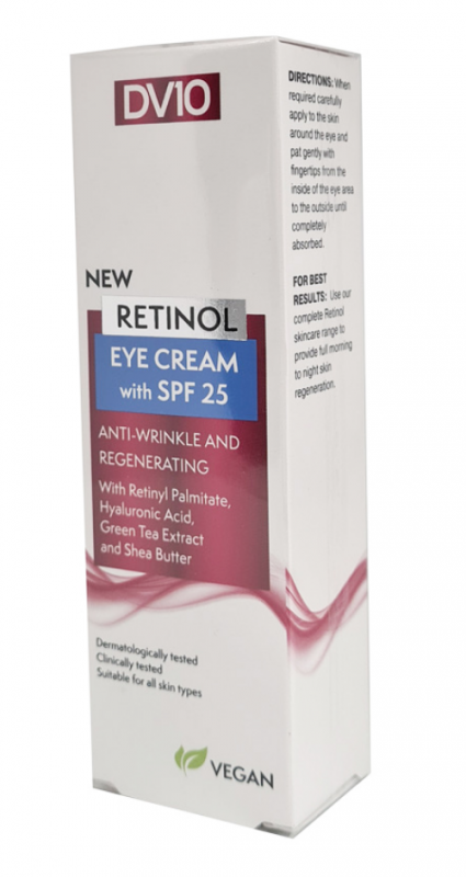 DermaV10 Retinol Eye Cream SPF 25 25 ml Øyekrem