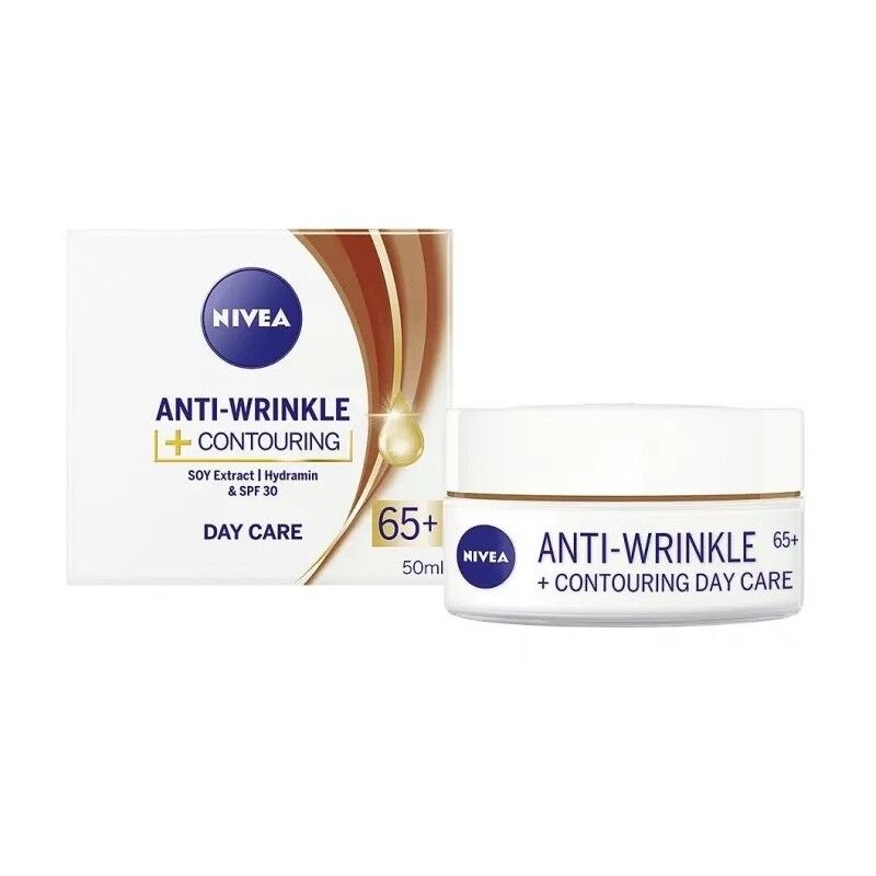 Nivea Anti Wrinkle Contouring Day Care 65+ 50 ml Dagkrem