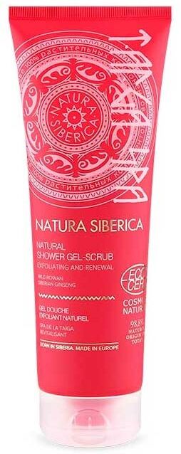 Natura Siberica Natural Shower Taiga Gel Scrub 200 ml Dusjsåpe