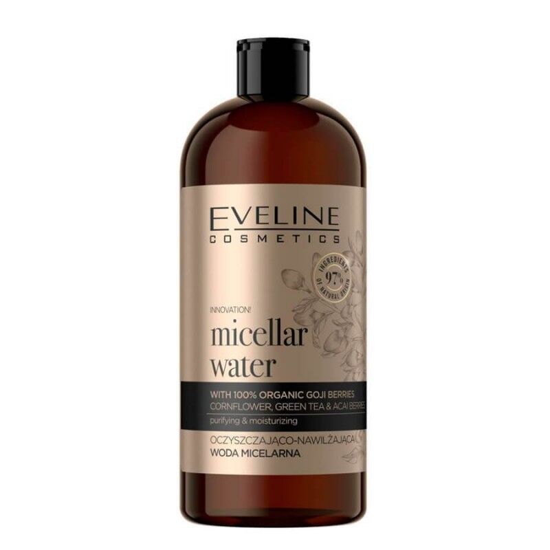 Eveline Organic Gold Micellar Water 500 ml Ansiktsrens