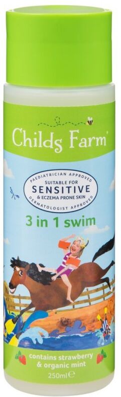 Childs Farm 3 In 1 Swim Strawberry & Organic Mint 250 ml Dusjsåpe