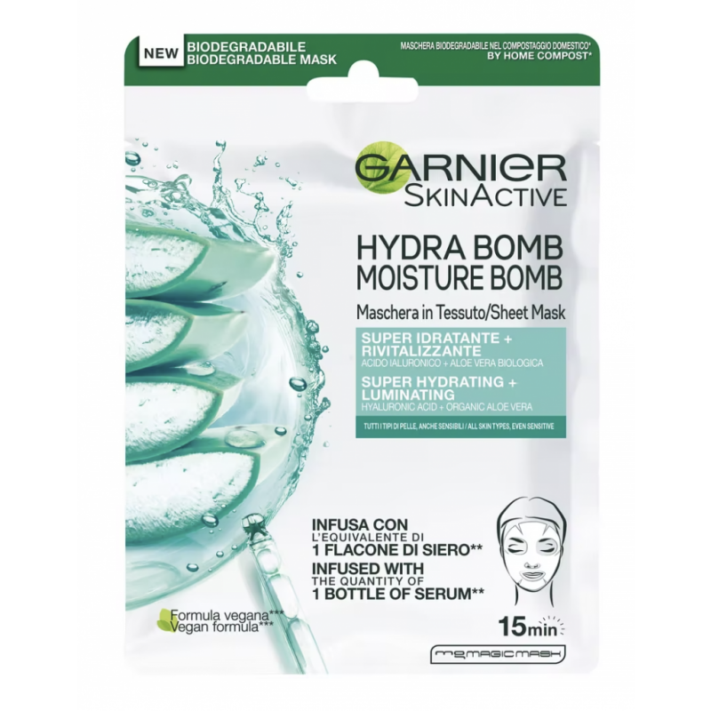 Garnier Skin Active Hydra Bomb Tissue Mask 1 stk Ansiktsmaske