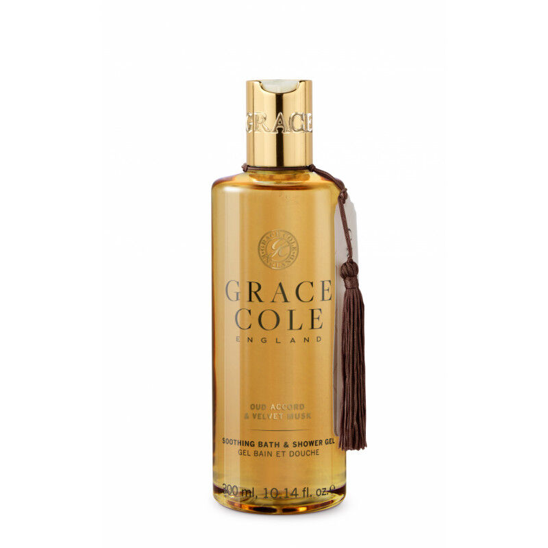 Grace Cole Oud Accord & Velvet Musk Soothing Bath & Shower Gel 300 ml Dusjsåpe