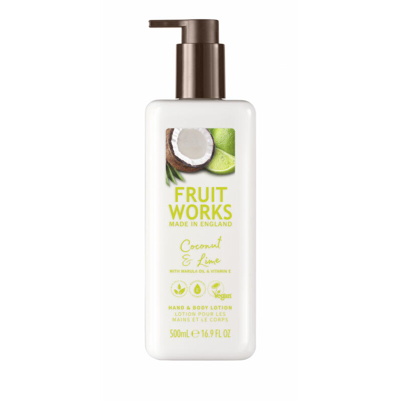 Fruit Works Coconut & Lime Hand & Body Lotion 500 ml Lotion