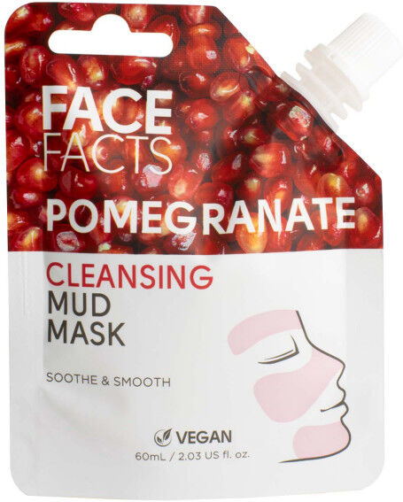 Face Facts Cleansing Mud Mask Pomegranate 60 ml Ansiktsmaske