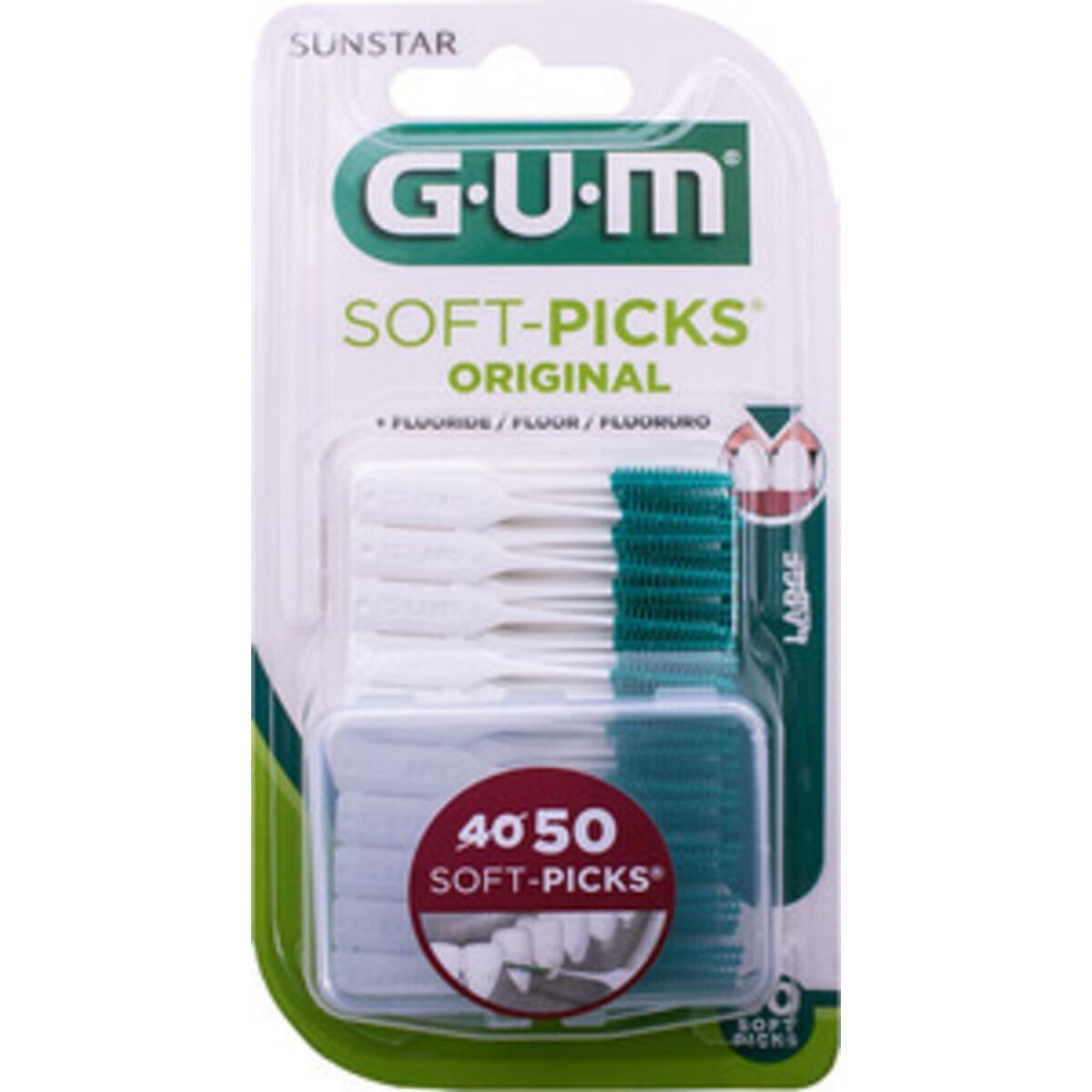 Sunstar GUM Gum Soft-picks Original Large - 50 stk