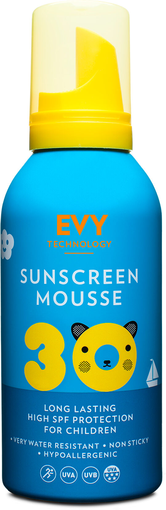 EVY Technology EVY Sunscreen Mousse Kids Spf 30 - 30 SPF - 150 ml