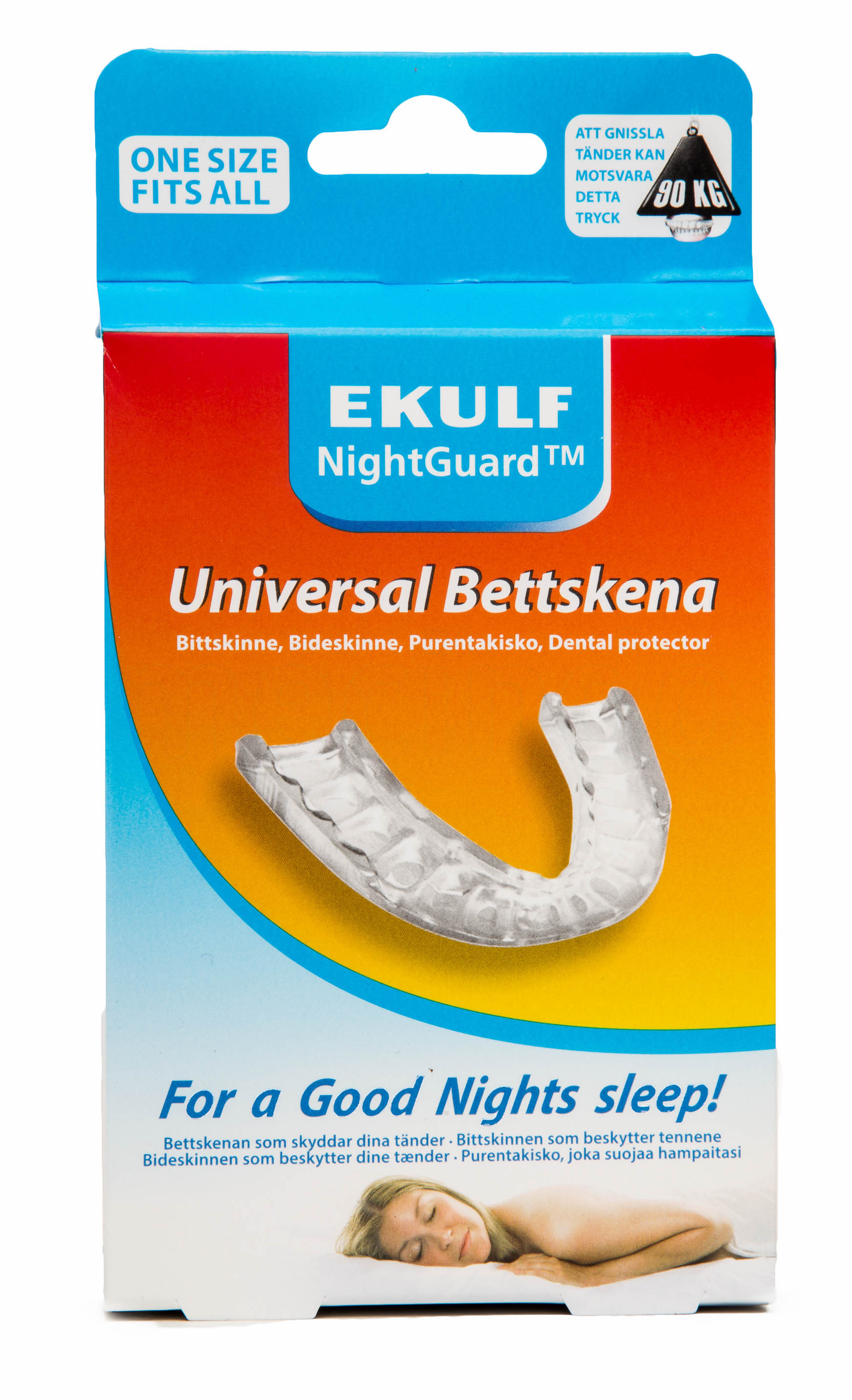 Ekulf Nightguard Biteskinne - 1 Stk.