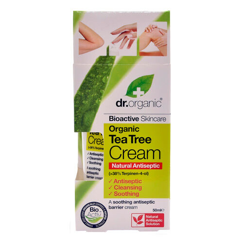 Dr. Organic Tea Tree Antiseptisk Cream - 50 ml