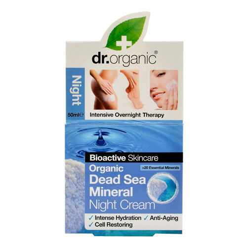 Dr. Organic Dead Sea Mineral Night Cream - 50 ml