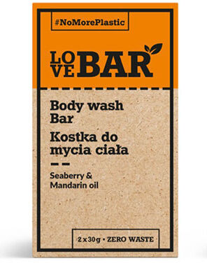 Love Bar Bodywash Bar M. Seaberry & Mandarin Olie - 1 stk