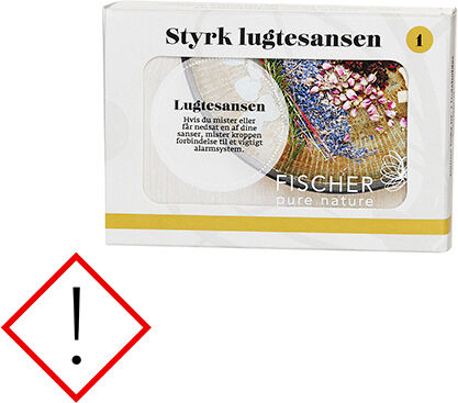 Pure Fischer Pure Nature Styrk Lugtesansen Kit 1, 4 X10 Ml Æteriske Olier Eucaluptus Ø, Origanum, Ingefær, Cedertræ - 1 Pakke