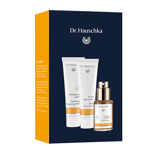 Beaute Pacifique Dr. Hauschka Rose X-Mas Kit - Dagcreme, Skintonic & Rensemælk - 1 Pakke