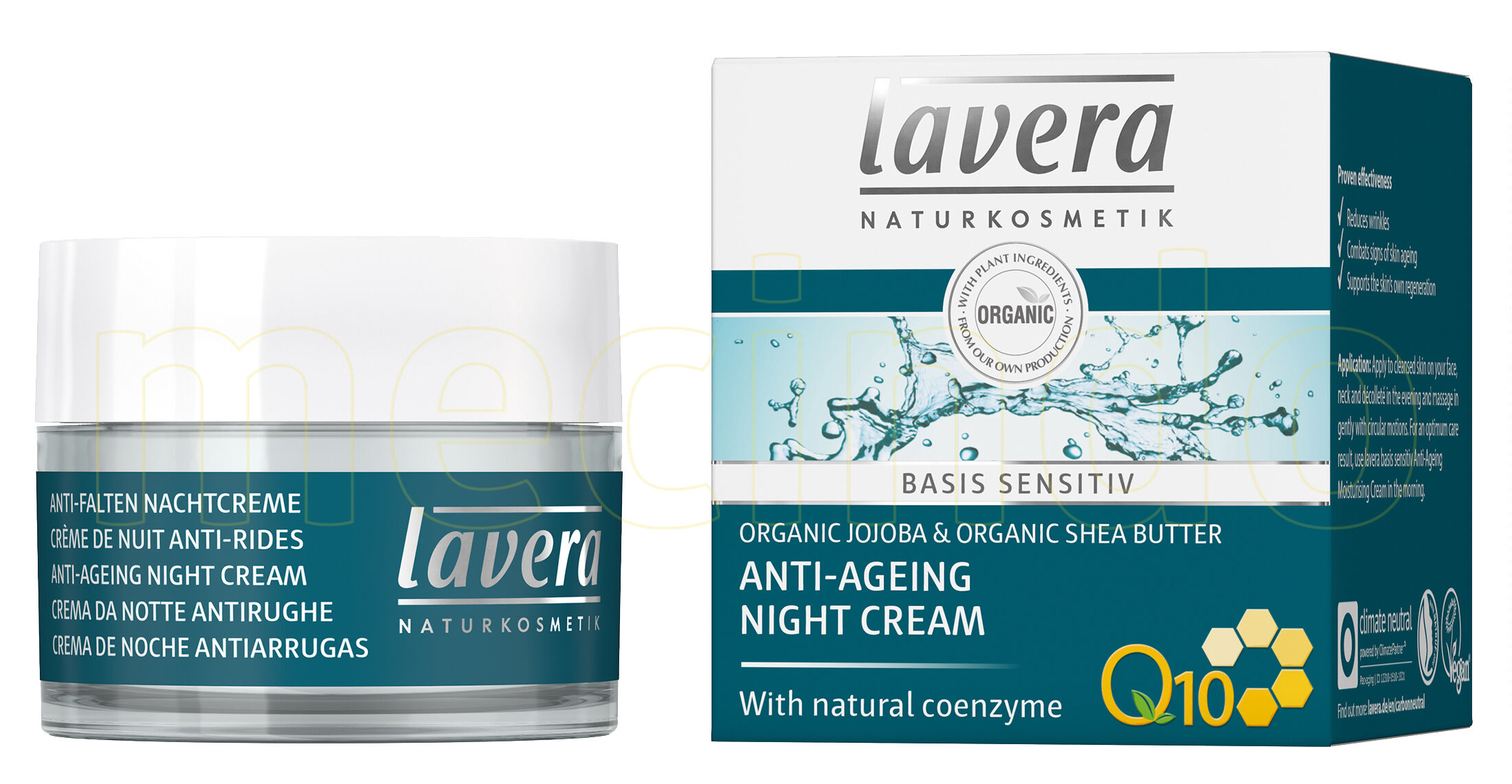Lavera Natcreme Q10 Anti-Age Basis sensitiv - 50 ml