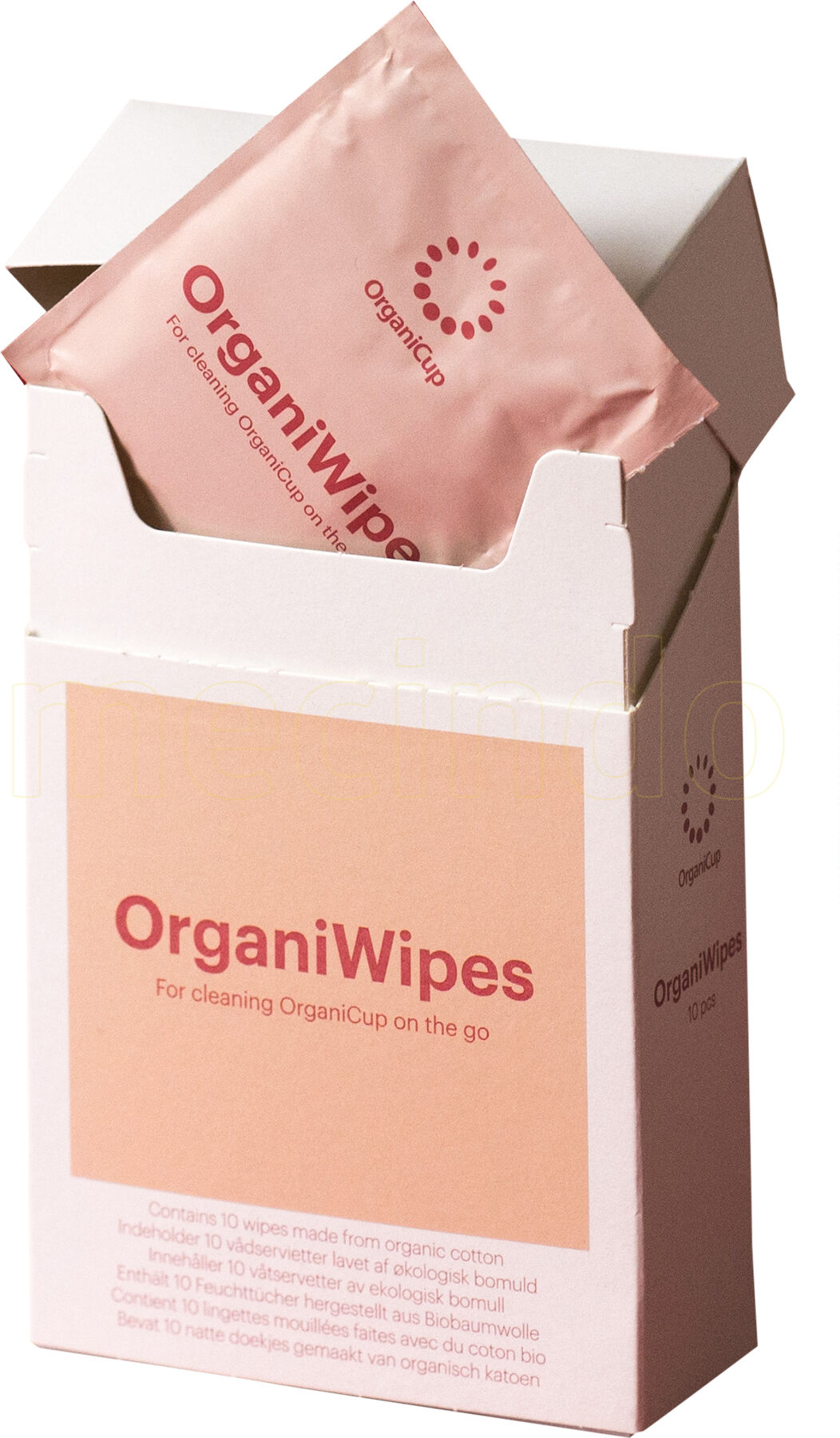 OrganiCup OrganiWipes - 10 stk