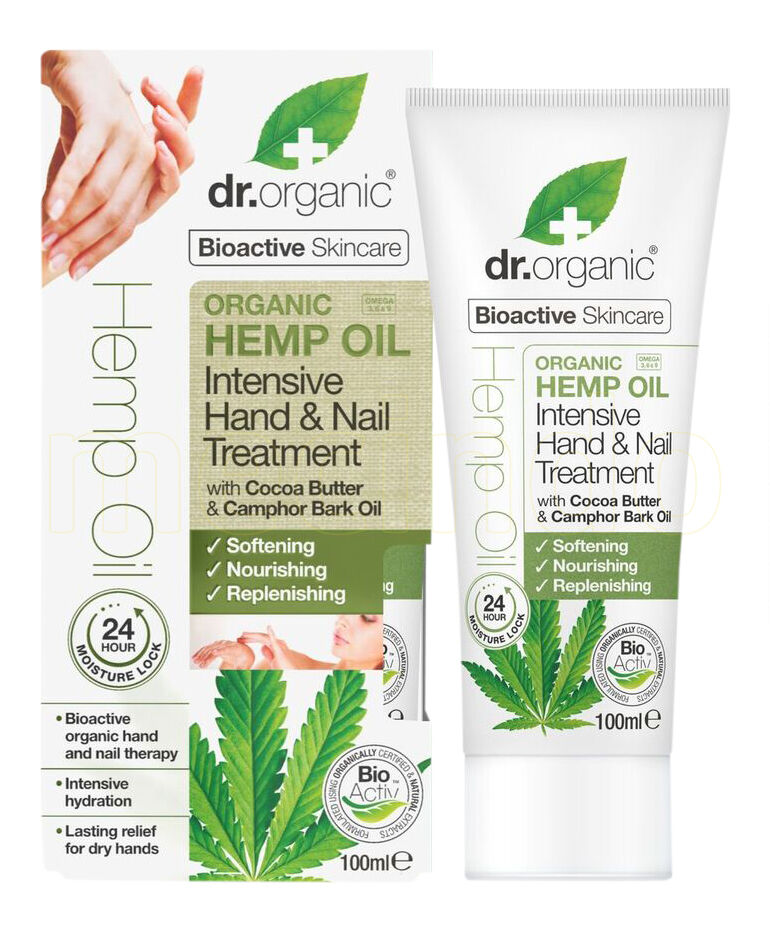 Dr. Organic Hemp Oil Intensive Hand & Nail Treatment - 100 ml
