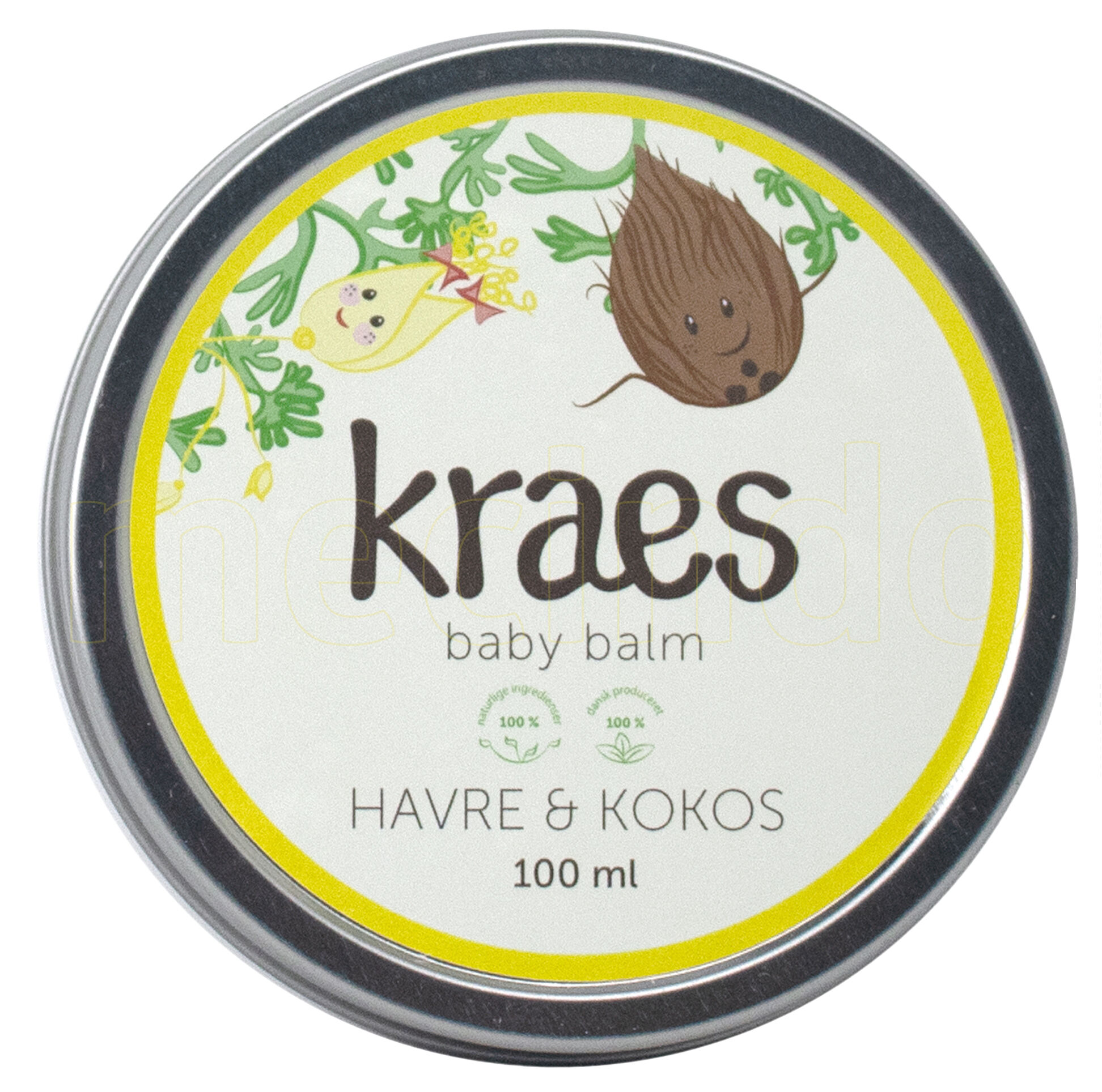 KRAES Babybad KRAES Baby Balm Havre & Kokos - 100 ml