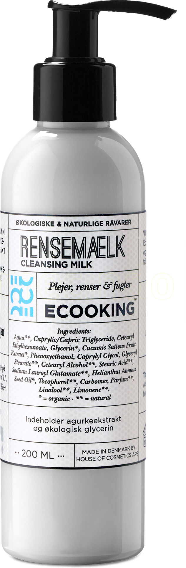 Ecooking Rensemelk - 200 ml