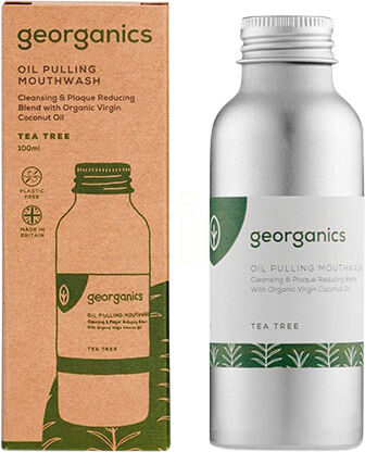 Georganics Mundskylleolie, Tea Tree Oil Pulling - 100 ml