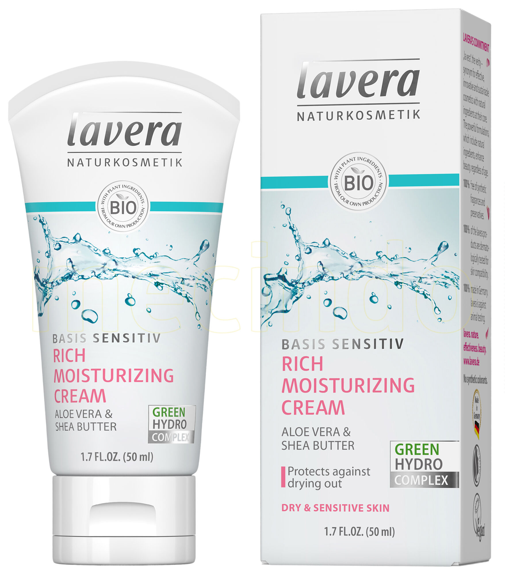 Lavera Basis Sensitiv Rich Moisturising Cream - 50 ml