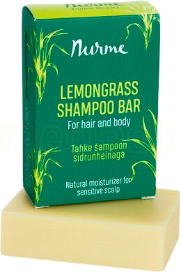 Nurme Purest Beauty Shampoobar Lemongrass For Hair & Body - 100 g