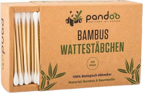 Pandoo Vatpinde Af Bambus Og Bomuld - 1 Pakker