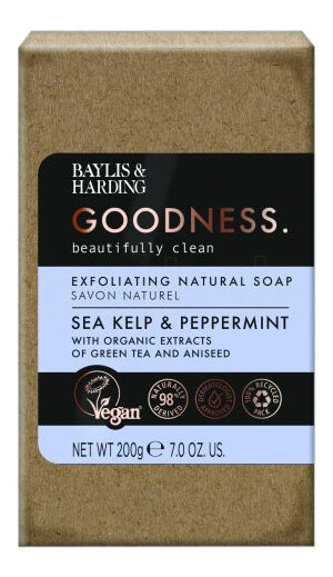 Baylis & Harding Goodness Sæbe Sea Kelp Peppermint - 200 g