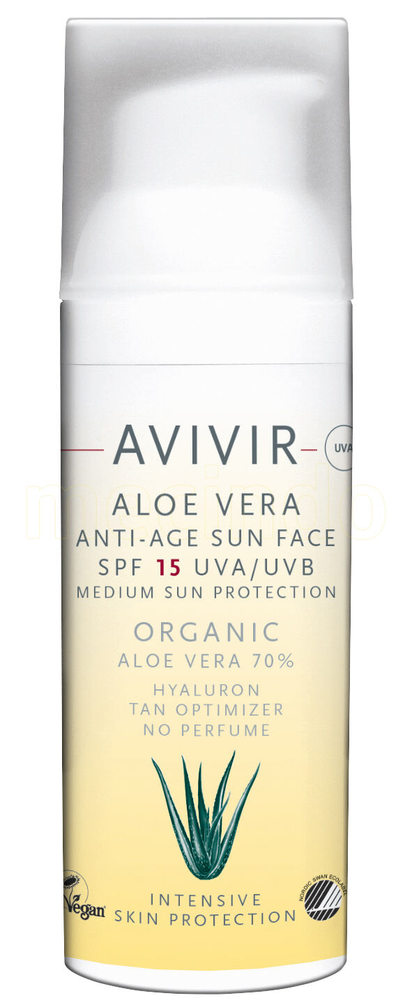 Avivir Aloe Vera Anti-Age Sun Face Spf 15 - 50 ml