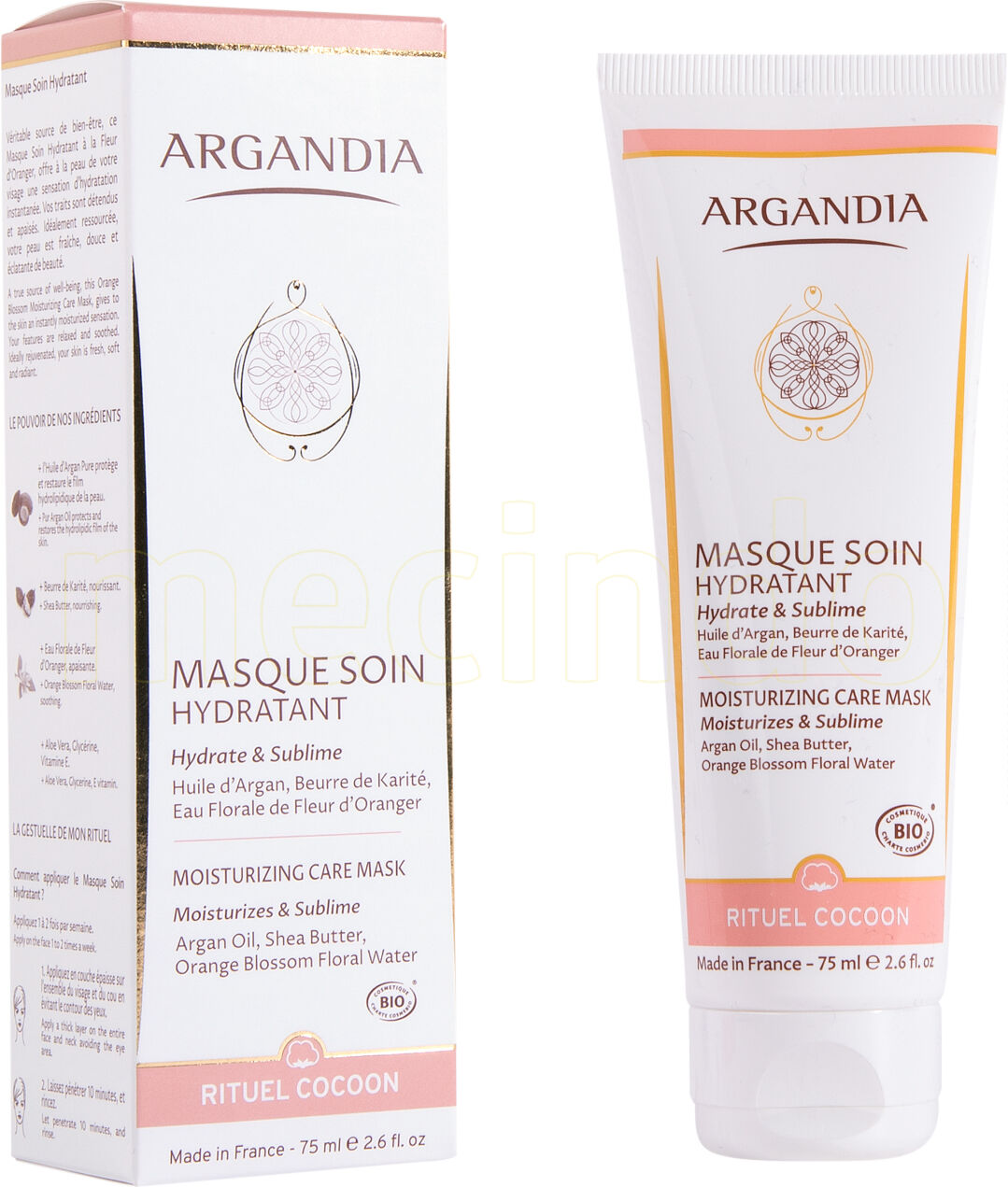 Argandia Moisturizing Face Mask Orange Blossom - 75 ml