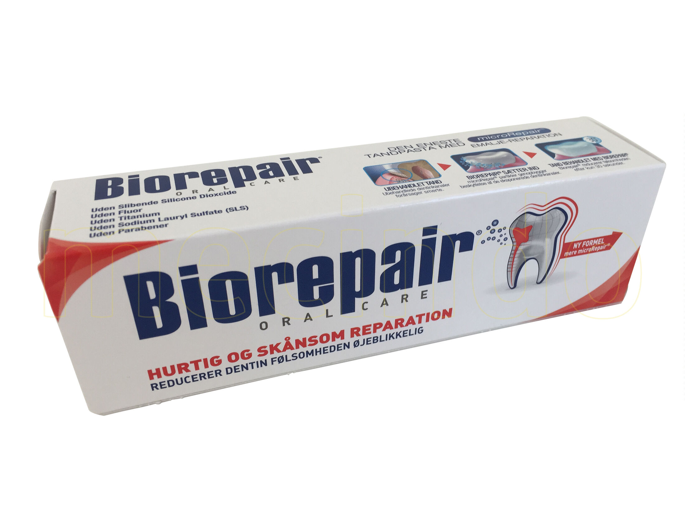 BioRepair Dental Sensitive Tannkrem Rød - 75 ml