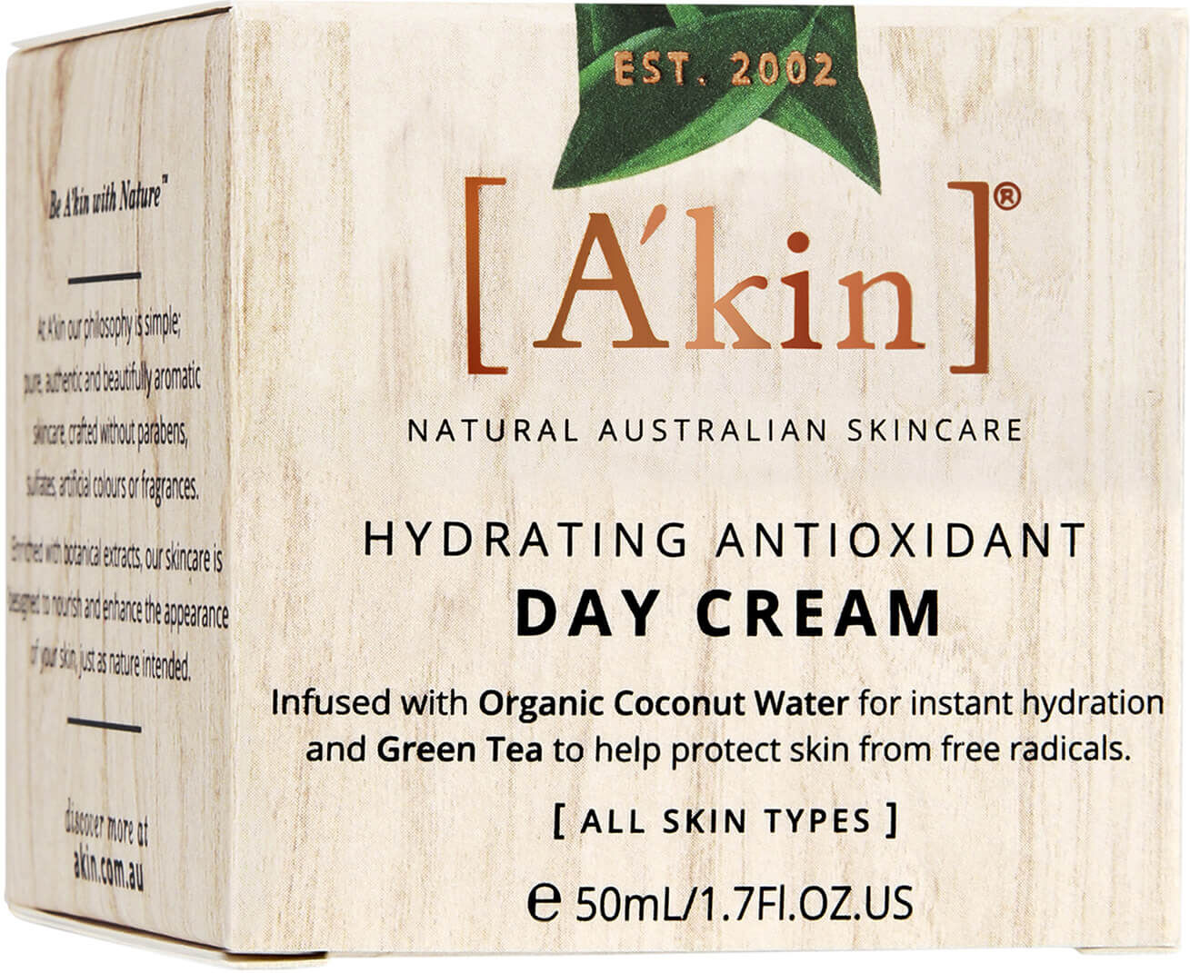 A'Kin Rose De Mai Anti-Oxidant Day Creme (50ml)