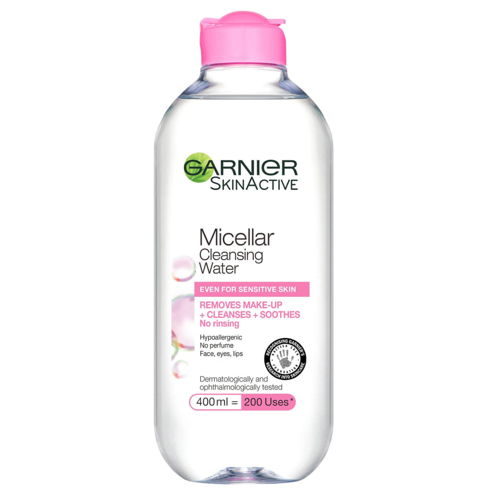 Garnier Micellar Water Facial Cleanser and Makeup Remover for Sensitive Skin 400ml