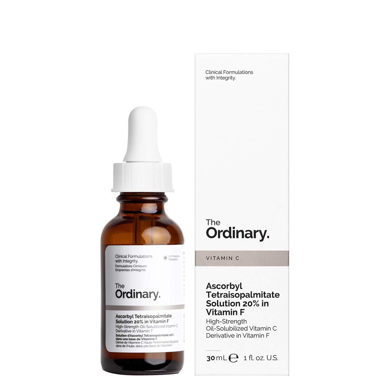 The Ordinary Ascorbyl Tetraisopalmitate Solution 20% in Vitamin F 30ml