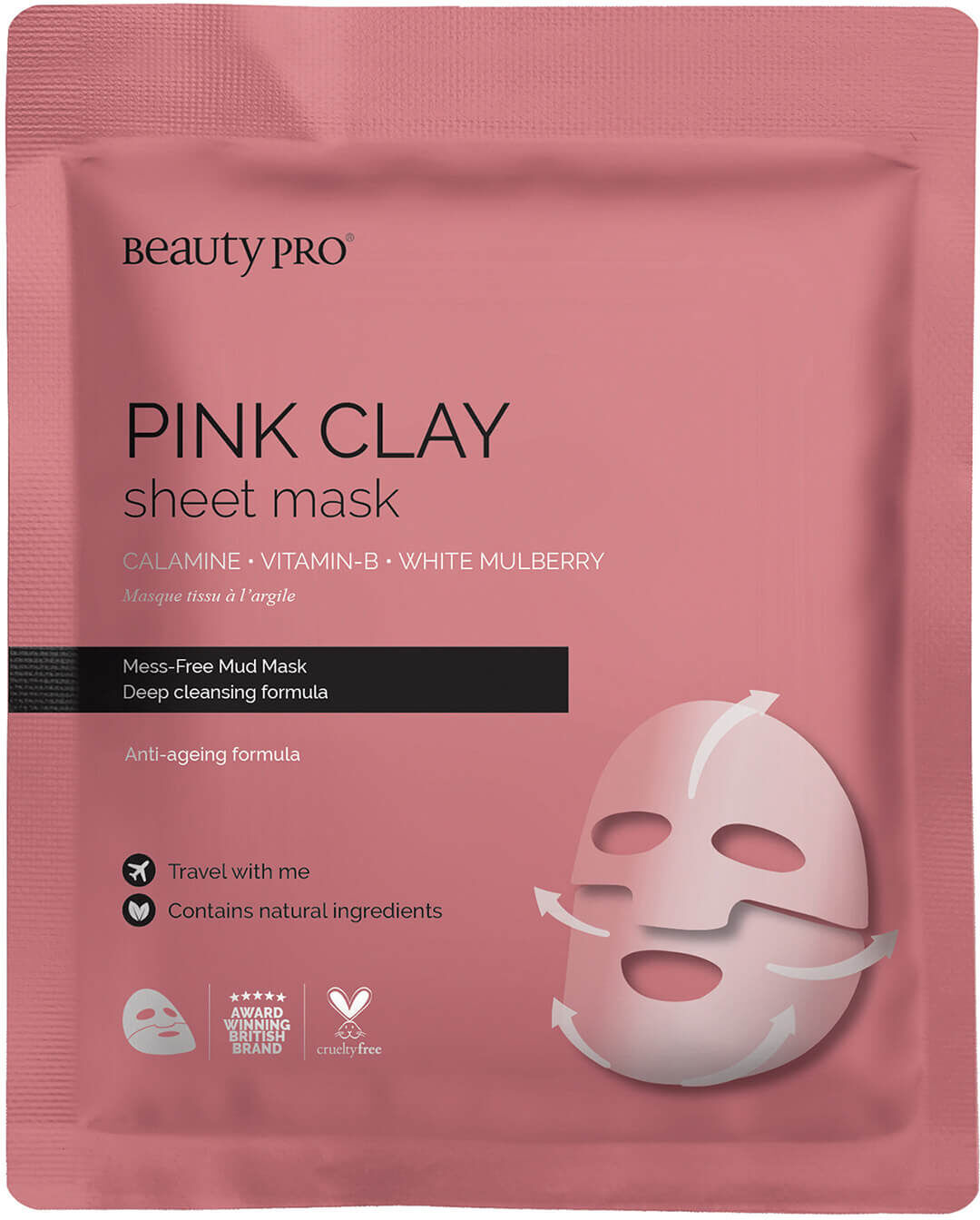 BeautyPro Pink Clay Mask