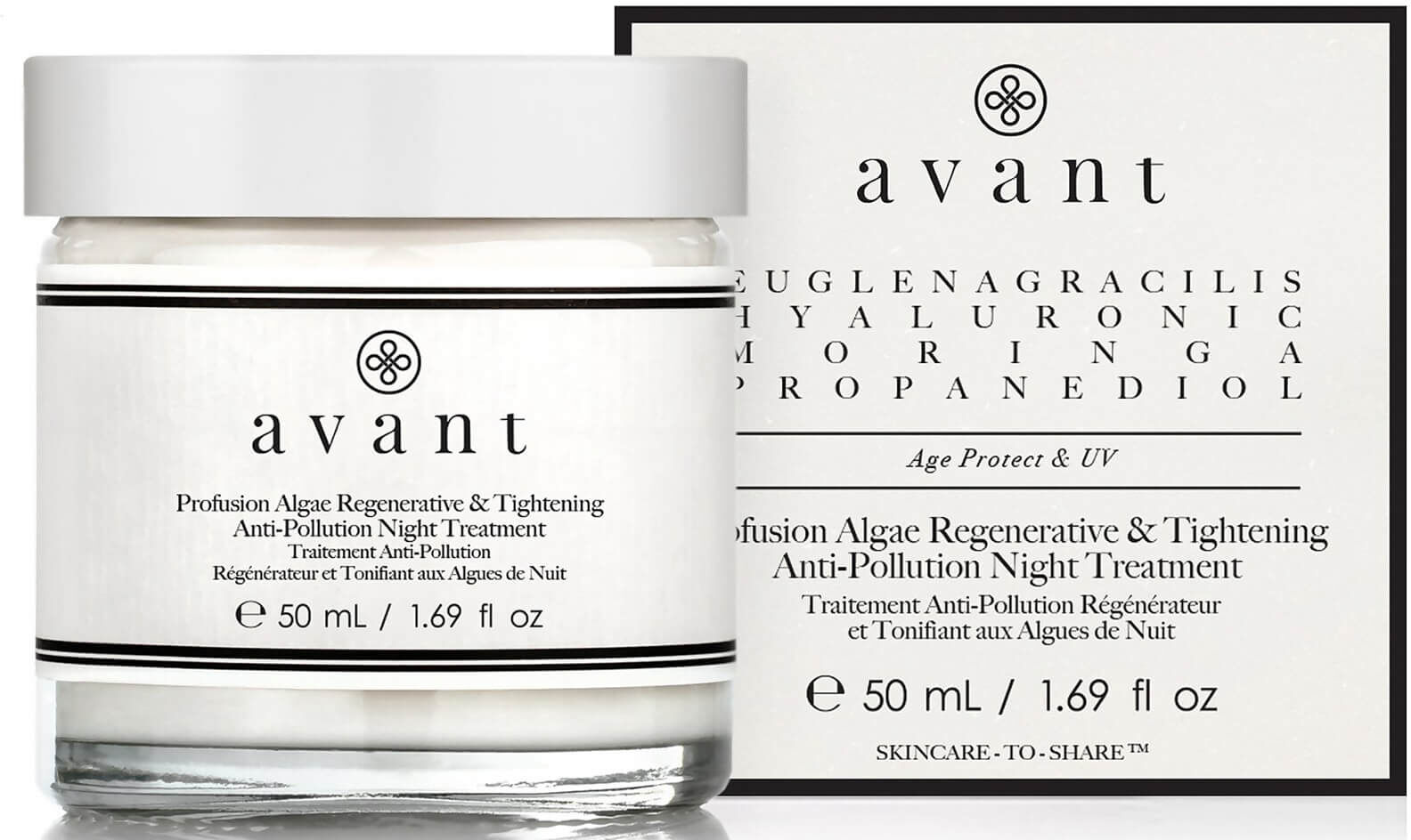 Avant Skincare Profusion Algae Regenerative and Tightening Anti-Pollution Night Treatment 50ml